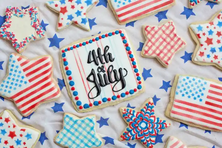 4th July gifts cookies